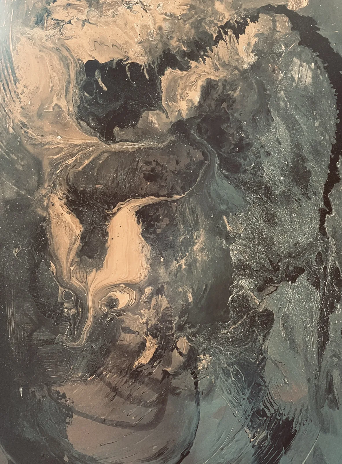 Interiorite, acrylique sur papier