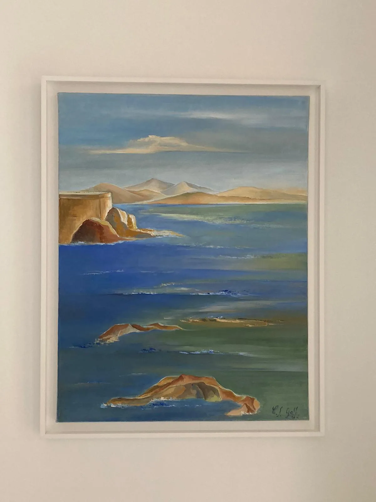 Antibes I, huile sur toile