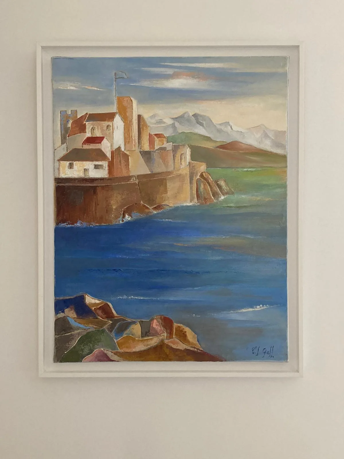 Antibes II, huile sur toile